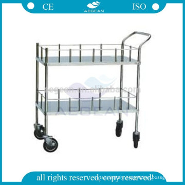 AG-SS006 Hospital Stainless Steel Water Bottle Trolley